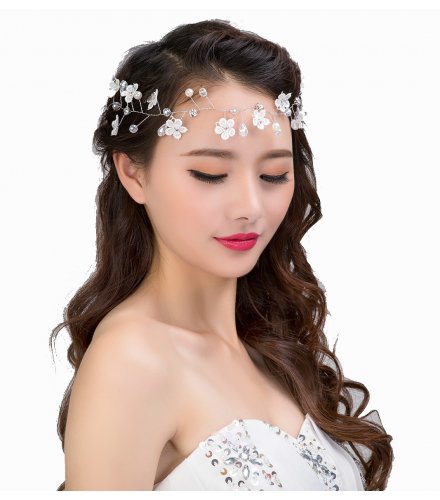 HA062 - Bridal handmade headdress lace 